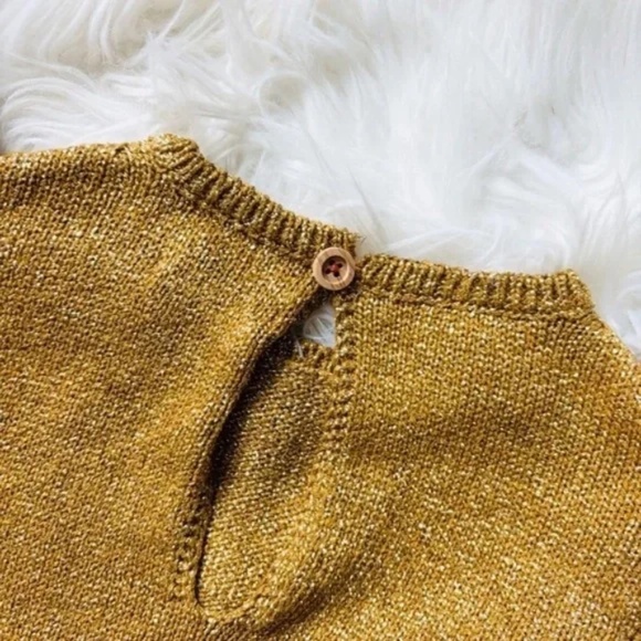 Piupiuchick NWT Knitted Playsuit Golden 6Y - Picture 7 of 8